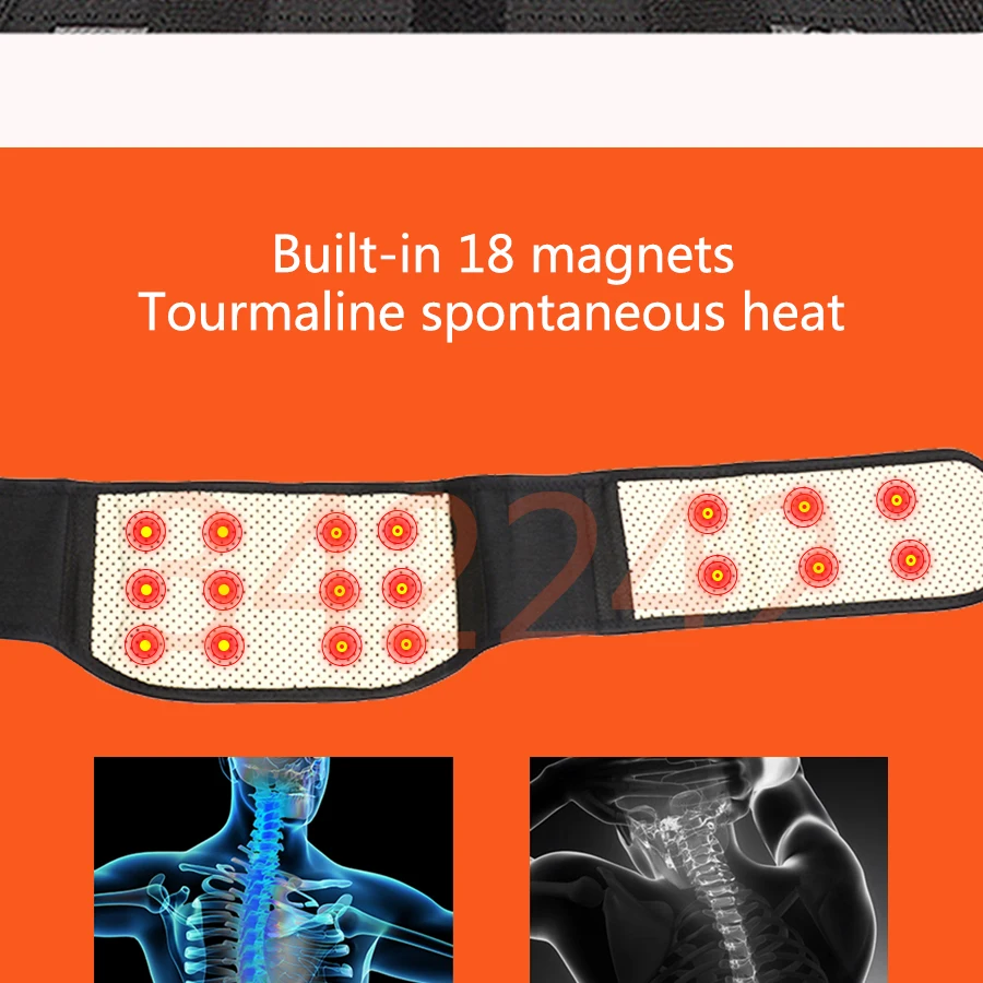 Pelvifine высокое качество самонагревающийся 3 пластины Магнитный Турмалин Поясничный пояс для спины с поясной Ceinture турмалин поддержка Brace