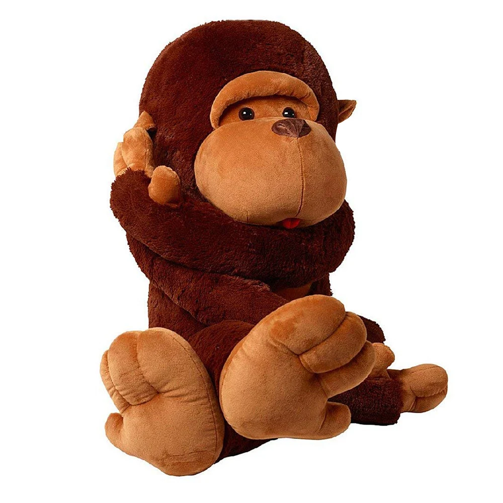 

Creative Soft Stuffed Soft Animals Toy Cartoon Big Mouth Long Arm Plush Monkey Kids Toys Birthday Gift to The Girl Xmas Present