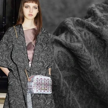 Ограниченная Высококачественная импортная жаккардовая шерстяная ткань для пальто Рождественская ткань флисовая ткань tissu telas tecidos tissus