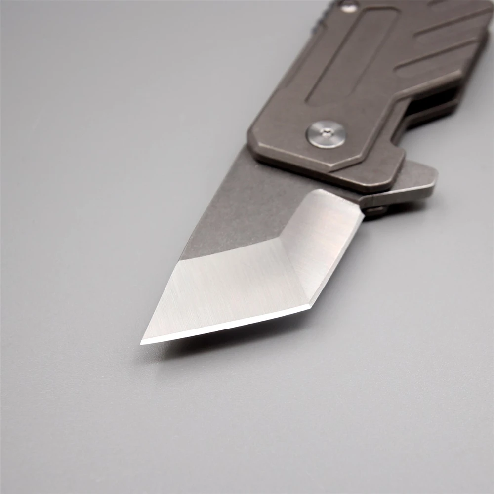 Edc 60 нож HRC stonewash тактический быстрый складной мини карманный d2 лезвие титановые