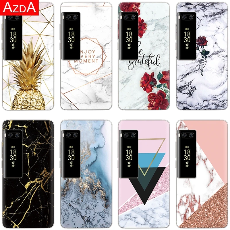 

Marble Flower Soft TPU Case For Meizu Meilan 2 3S M2 M3 M5 M6 Note Max M5S M6S M6T MX6 15 Lite U10 For Meizu Pro 6 7 Back Cover
