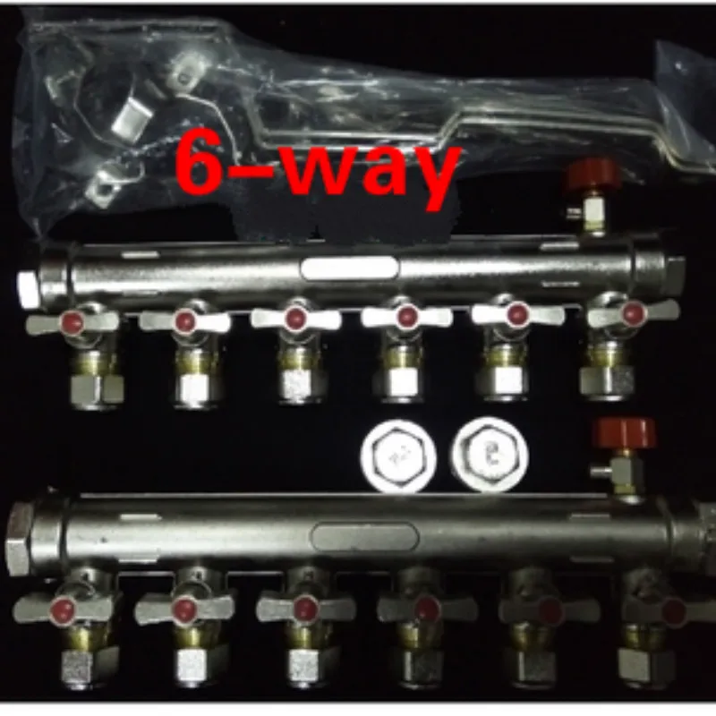 2-6 способ латунь лучистого пола нагревательный коллектор пол/вода нагревательный коллектор
