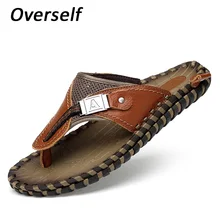 Новинка; сандалии ручной работы; Летняя мужская обувь из натуральной кожи; модная обувь; большие размеры; 4647; пляжные шлепанцы; мужские тапочки; Zapatos
