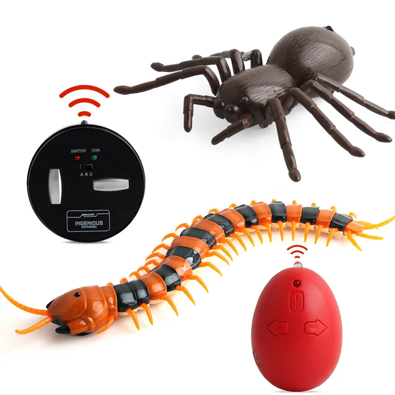 Robotic Insect Prank Toys Trick Electronic Pet RC Simulation Scorpion Beetle Remote Control Smart Animal Model Child Adult Gift