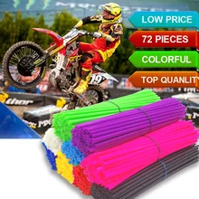 

Motorcycle Dirt Bike Wheel Rim Spoke Skins Covers Wrap Tubes Decor Protector Pipe FOR SUZUKI 250 YAMAHA 450 KTM 150 KAWASAKI