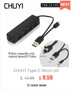 CHUYI Dual 3 в 1 Micro usb-хост OTG концентратор Кабельный адаптер-переходник удлинитель зарядное устройство черз порт USB 3 порта концентратор для компьютера OTG порты