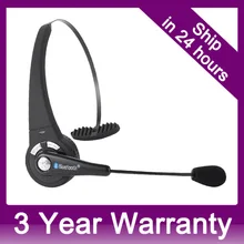 Trucker Over the Head Wireless Bluetooth Earphone Headphones Headset With Flexible Boom Mic with Noise Cancellation Technology
