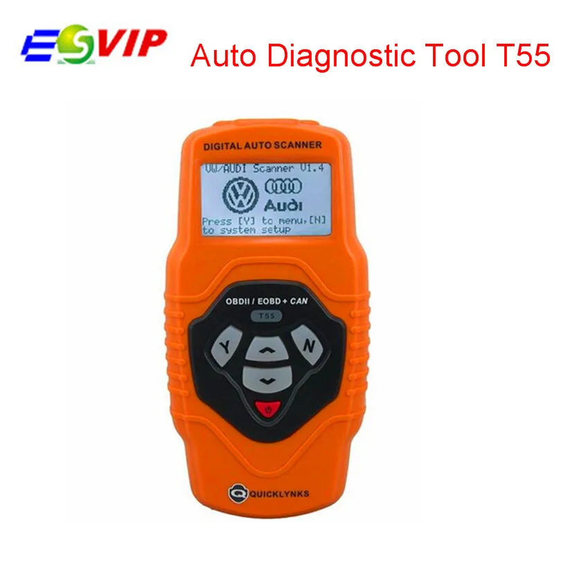 

5pcs/Quicklynks Scanner T55 Auto OBD2 EOBD/OBDII +Can Scanner Diagnostic Tools Code Reader Scan tools OBD Auto Diagnostic tool