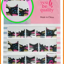 Профессиональный дизайн ногтей наклейки для легкой конструкции Nail Art. Про качество! 250 шт. смешивания Стиль французский дизайн ногтей стикер