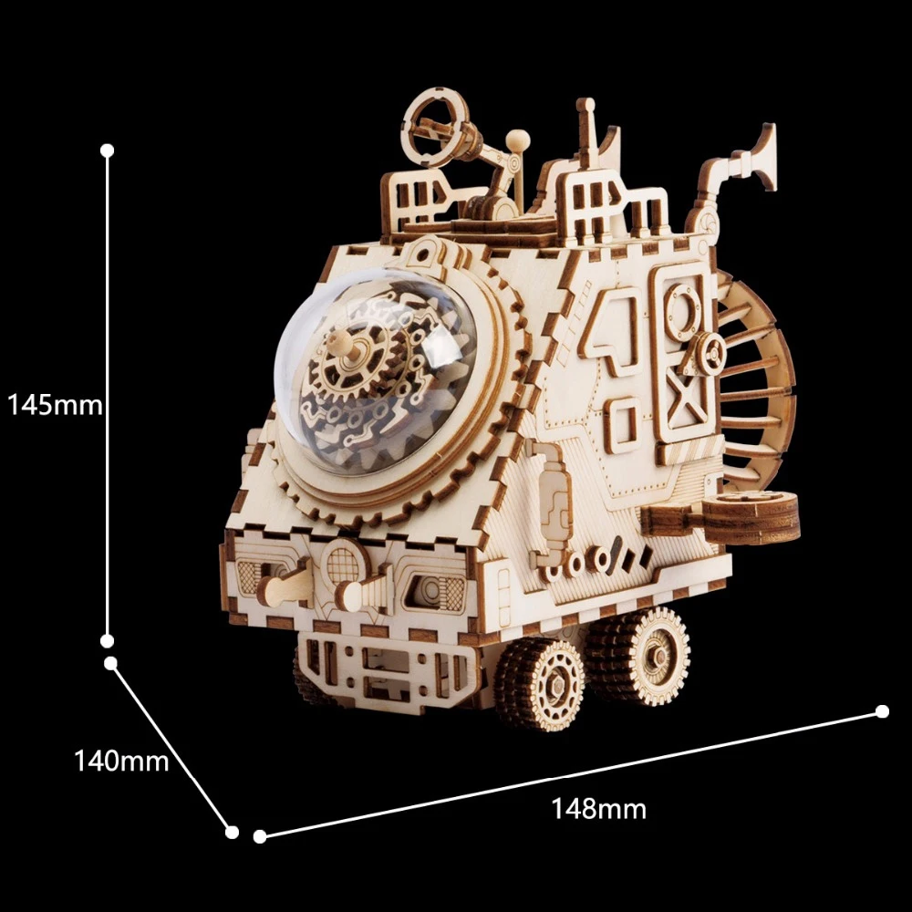 Robotime креативный Diy 3D космический автомобиль игра деревянная головоломка в сборе игрушка подарок для детей подростков взрослых Am681