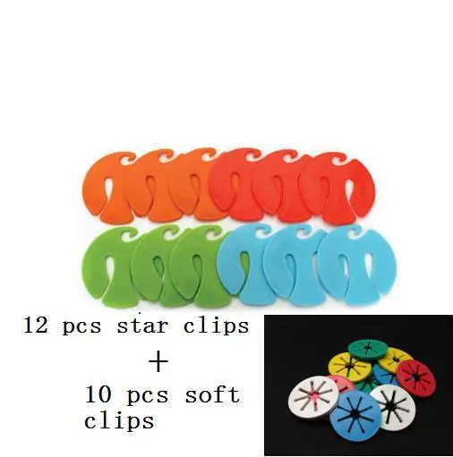 

22 PCS/LOT SOCK CLIPS Sock Holder Rings Pack of Colorful Sock Organizers Sorters Locks Clips Laundry