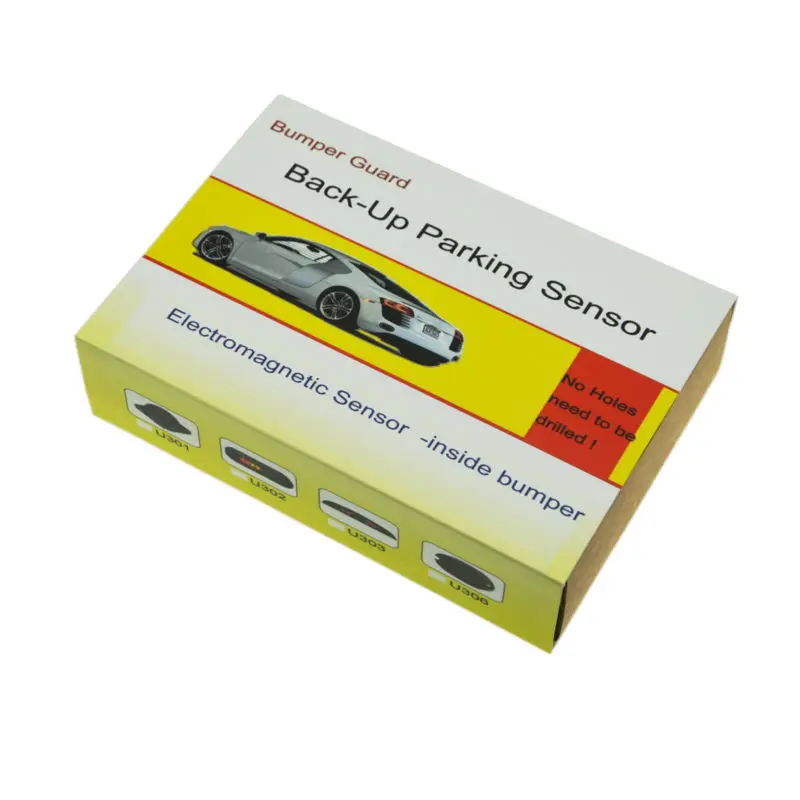 Free shipping Electromagnetic parking sensor with led display no holes need to be drilled U303