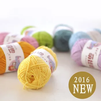 

400g(10pcs)/lot High Quality Natural Soft Home DIY Handwork Doll Knitting Yarns for Crocheting Baby Cotton Yarn for Kitted