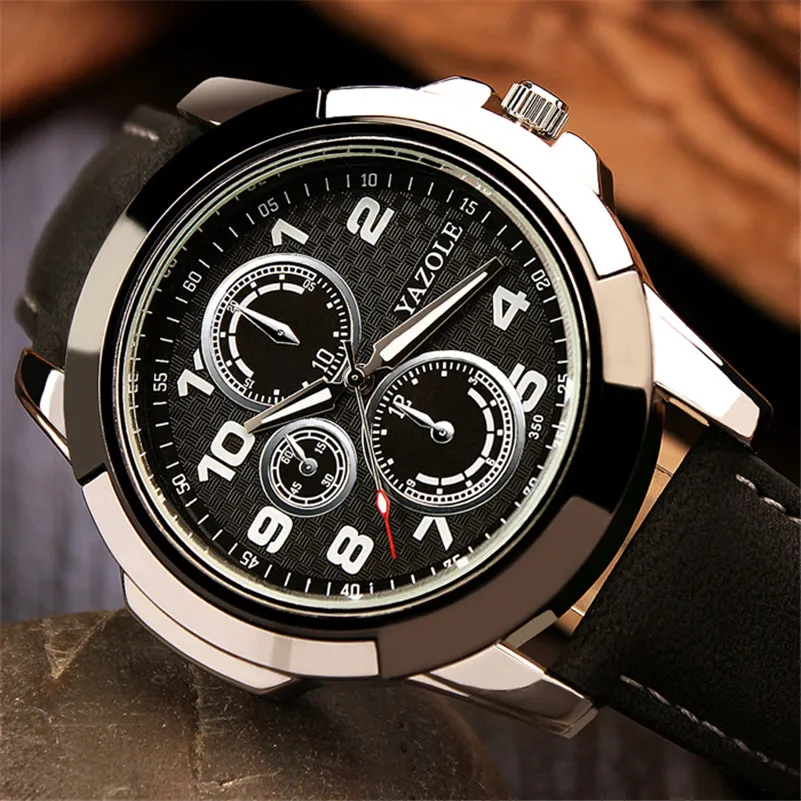 

Mens Watches Luxury Brand Famous Yazole 2019 New Men Quartz Watch Casual Sports Waterproof Clocks Male Gift Relogio Masculino #a