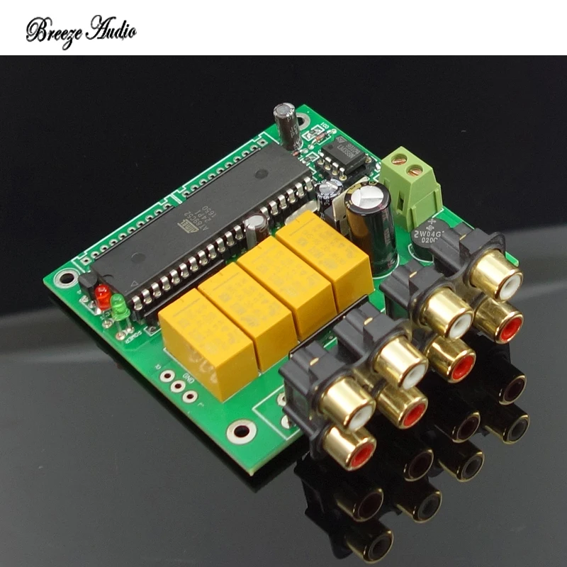 

Amplifier 4-channel audio input source automatic selection board