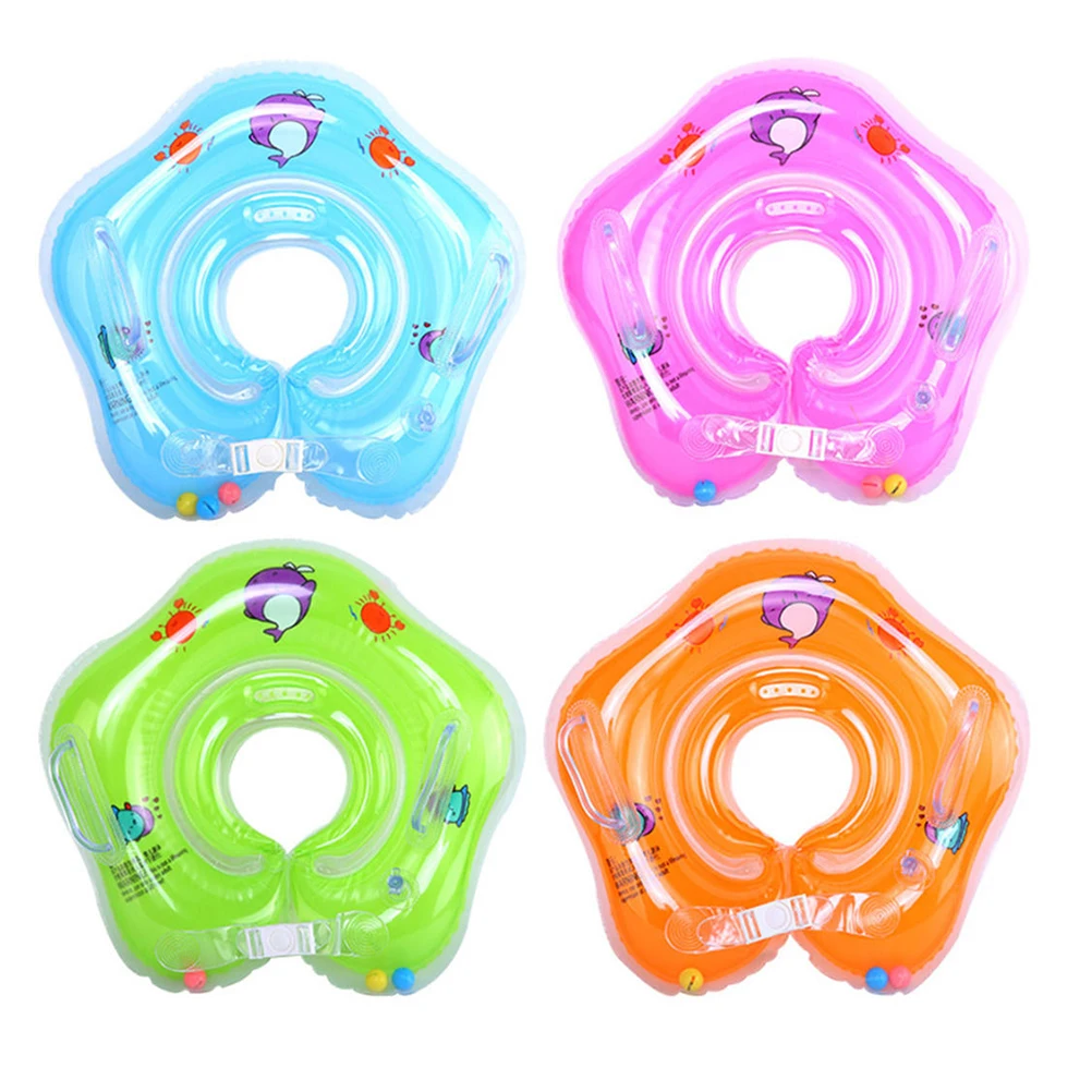 1 PCS Baby Float Ring Inflatable Newborn Baby Infant Neck Swimming