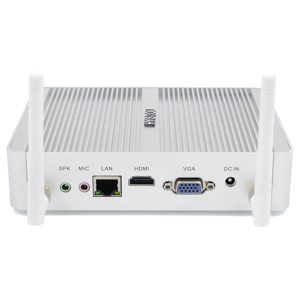 

NEW HYSTOU FMP06-B Fanless Mini PC Celeron N3150/ i3-5005U 64GB ROM Quad Core Intel Braswell SOC Single Chip with HDMI/VGA Input