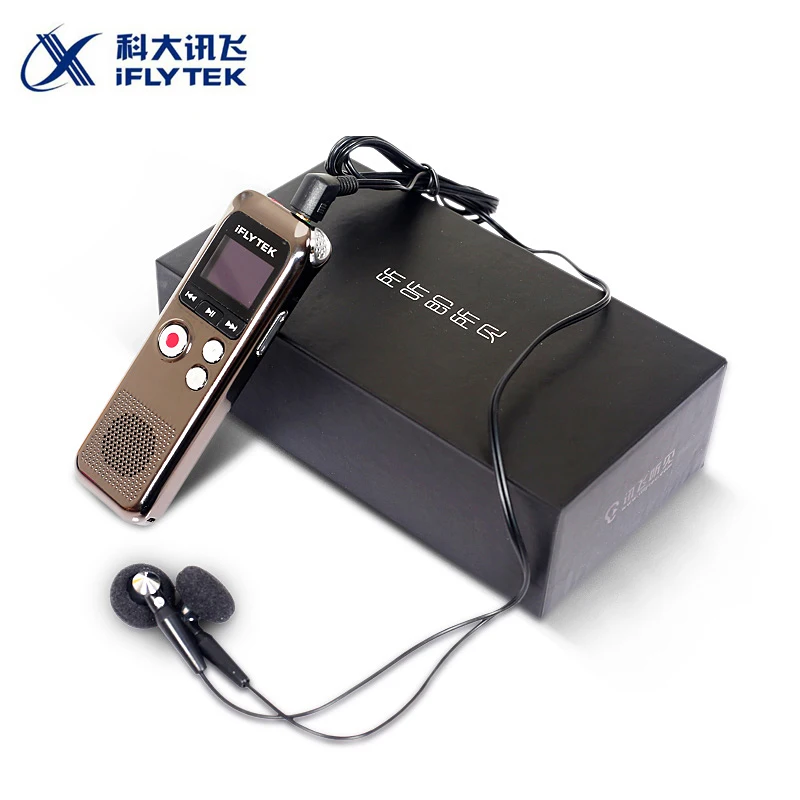 

Iflytek Portable Digital Voice Recorder MP3 Recording Pen Support Mp3 WAV Format with 8GB Memory Card Chinese Version