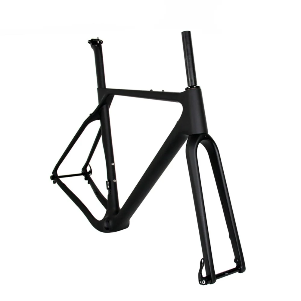 Clearance Spcycle Carbon Gravel Frame Aero T1000 Carbon Cyclocross Bike Frame Disc Brake Road Bicycle Frame Max Tire 700*40C or 27.5*2.1 7