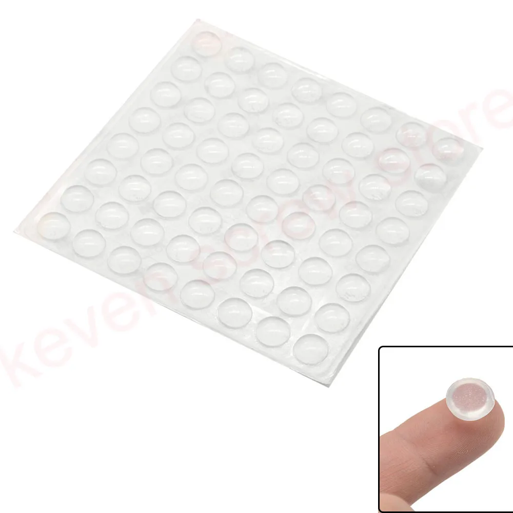 

10PCS-100PCS 11mm x 5mm Door Stops Self adhesive Silicone Pads Cabinet Bumpers Rubber Damper Buffer Cushion Furniture Hardware