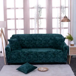 Тиснение модные однотонные эластичные покрывало на диван чехол на диван чехол для дивана полиэстер/спандекс Гостиная - Цвет: 20180524