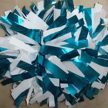 1 шт., никогда не выцветает группа поддержки pom Poms " 180 г с ручкой в виде летучей мыши металлические Смешанные Пластиковые Competion Poms, индивидуальный цвет, высокое качество