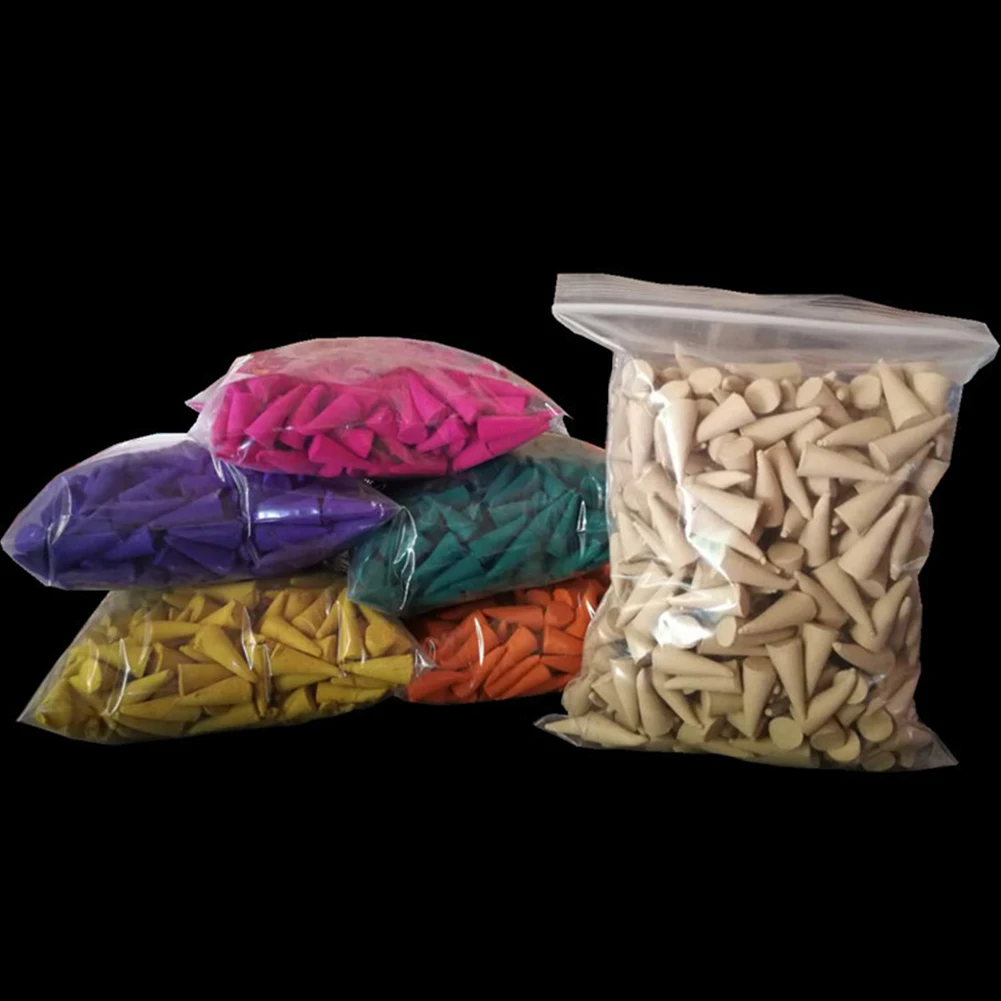 100Pcs Home Office Backflow Natural Fragrant Mixed Scents Magnolia Fresh Air Lavender Incense Cones Burner Assorted Coconut | Дом и сад