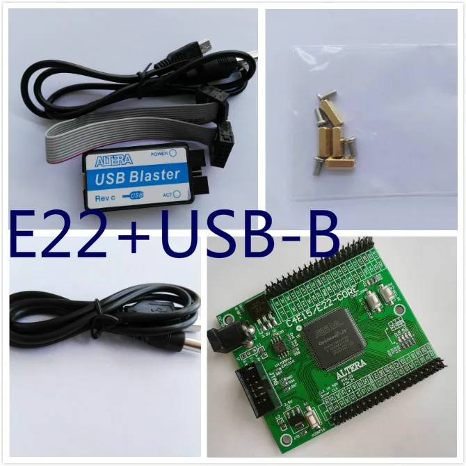 

fpga development board EP4CE22E22C8N board altera fpga board altera board + USB Blaster