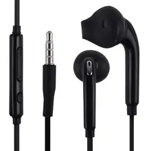 Newest 3.5mm In-Ear Stereo Earphones Earbuds Headset With Mic & Remote Volume Control For Samsung Galaxy S6 i9800 S6 Edge