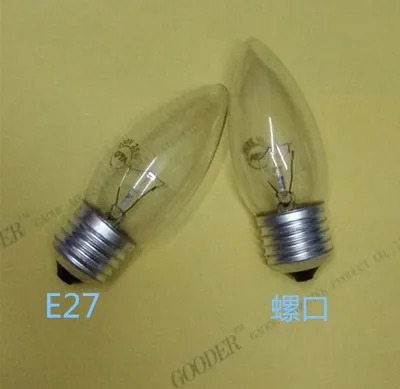 

220V25W40W bulb lamp bulb E27 incandescent lamp decorative lamp bulb tip E27