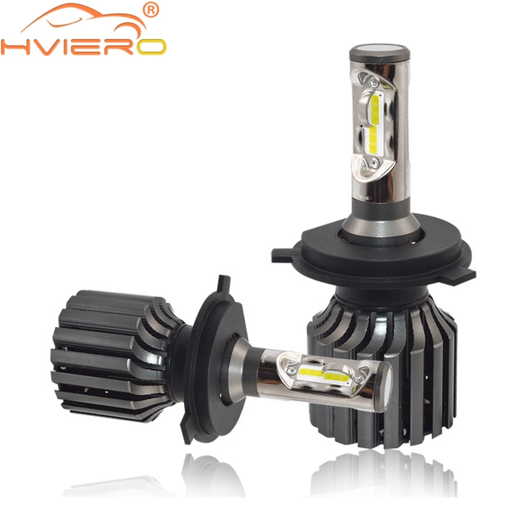 

2X H4 9003 HI-LO All in one COB Headlight Fog Light Car Led 72W 8000LM IP67 High Low Beam Head Lamp Bulb Automobile Lamp DC 12V