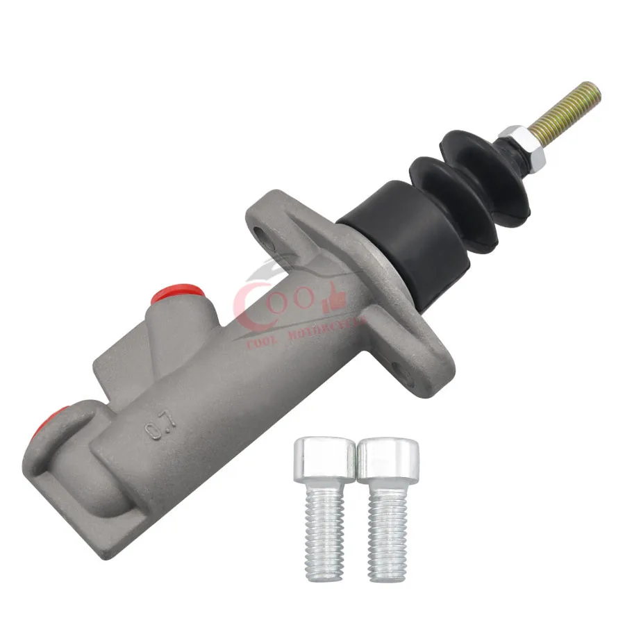 Автомобильный тормозной цилиндр сцепления 0,7 диаметр дистанционного управления для гидравлический ручной тормоз серебро Горячая