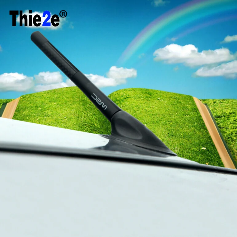 

Car styling Carbon Fiber Car FM Radio Aerial Antenna Modify For DACIA Duster Lodgy SANDERO STEPWAY Dokker Logan