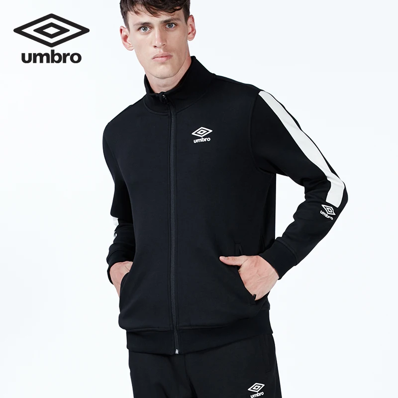 Umbro, новинка, кардиган с длинными рукавами, свитер, пальто, воротник, Мужская классическая спортивная одежда, для отдыха, дышащая куртка, UO173AP2433