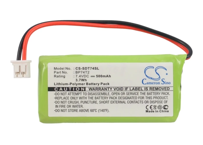 Cameron Sino 500 мАч аккумулятор BP74T2 для передатчиков Dogtra 1900S 1902S 2300NCP 2300TX 2302NCP 3500 NCP 3502