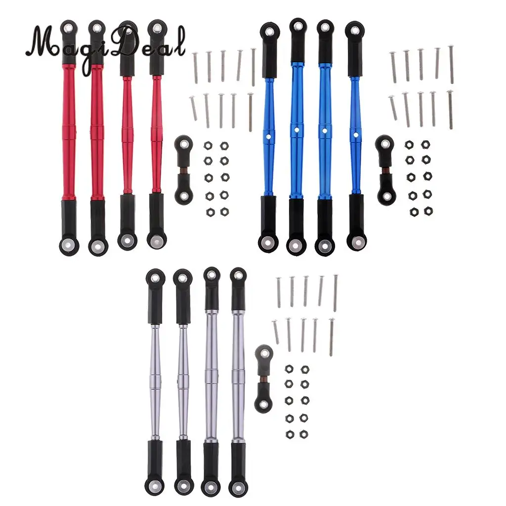 5pcs Aluminum Alloy Turnbuckles Steering Rod Servo Pull Rod Rear Suspension Lever for 1/8 Arrma Kraton 6S RC Car Parts