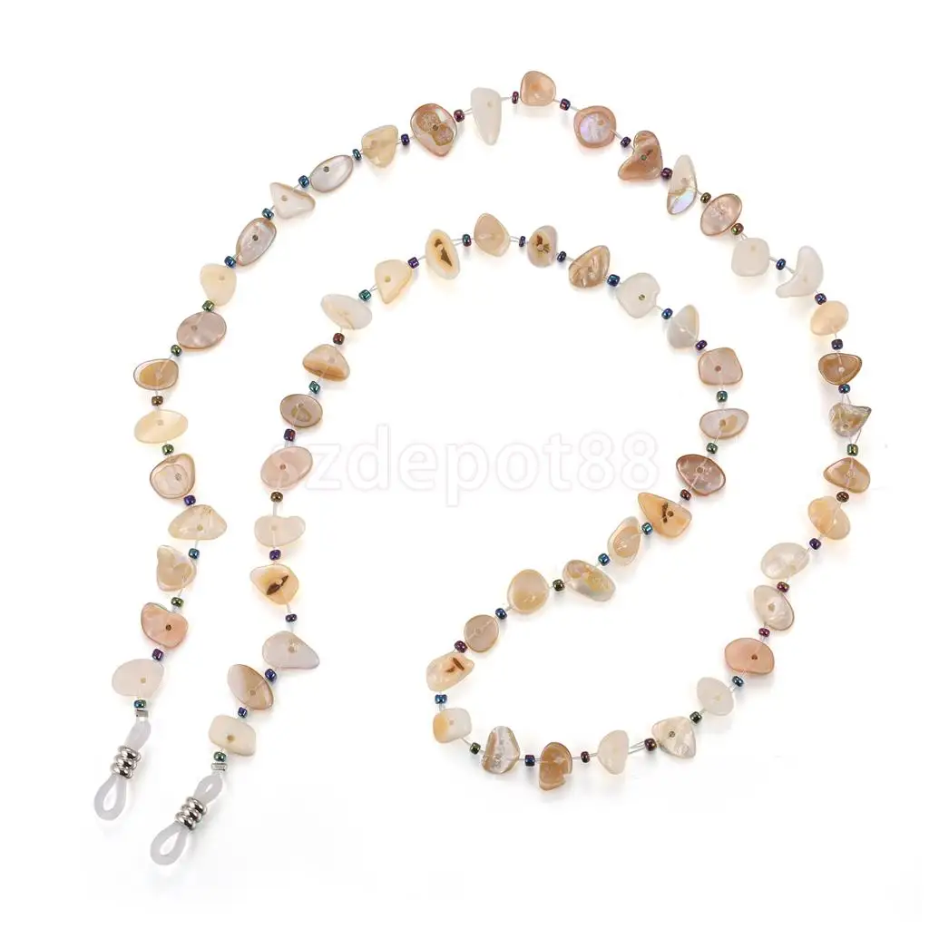 Glass Beads Beaded Eyeglass Chain Sunglasses Holder Keeper Eyeglass Lanyard Retainer Necklace