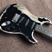 Handwork John Mayer Strat Limited Edition Black 1 John Cruz Masterbuilt Heavy Relic ST Electric Guitar Handwork John Mayer Strat Limited Edition Black 1 John Cruz Masterbuilt Heavy Relic ST Electric Guitar