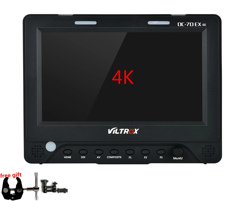 4K монитор Viltrox DC 70EX Pro 7 дюймов HDMI SDI AV TALLY видео HD LCD камера дисплей поле для Canon Nikon