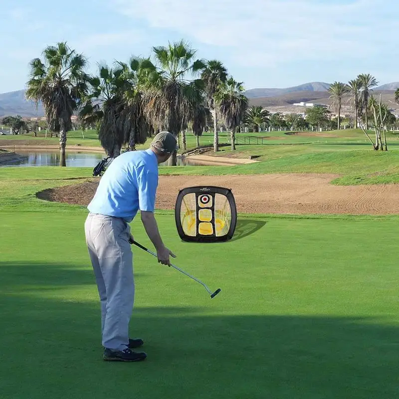 Нейлоновая сетка для тренировки игры в гольф резак чистая Портативный сетка для тренировки игры в гольф