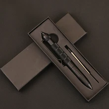 Self defense Security Pen oxidación anódica Dura Herramienta Táctico Pluma de la Autodefensa De Emergencia Militar Táctico Pluma Portátil defe