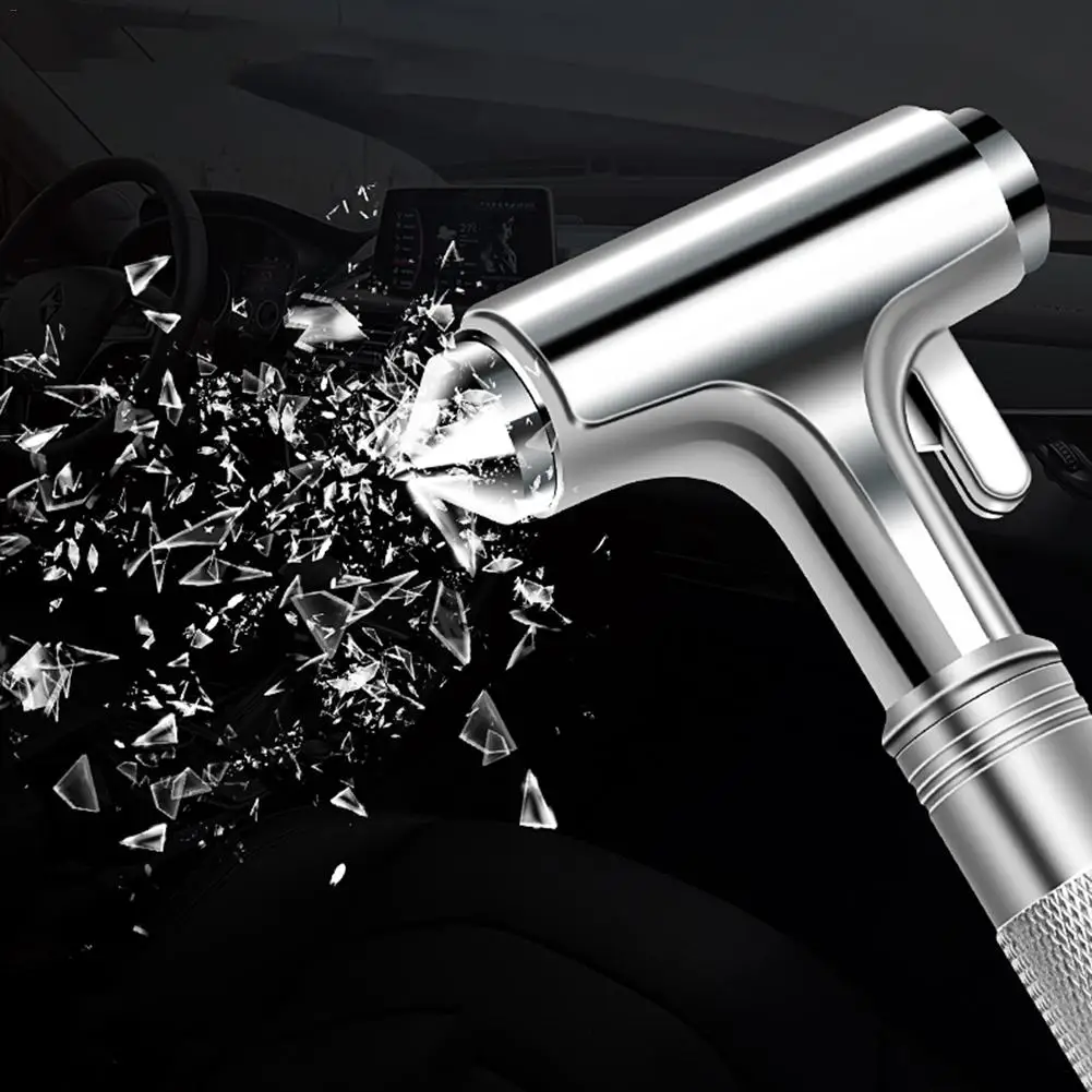 

Automotive metal multi-function safety hammer vehicle multi-purpose emergency tool
