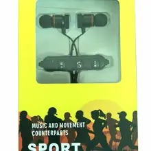 M9 магнит из металла спорта Bluetooth гарнитура V4.2 стерео Водонепроницаемый с защитой от пота Для Бега Спортзала занятий спортом, наушники с микрофоном, 50psc/лот