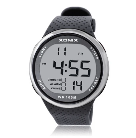 Мужские спортивные часы цифровые водонепроницаемые 100 м светодиодные часы для плавания многофункциональные часы для мальчика наручные