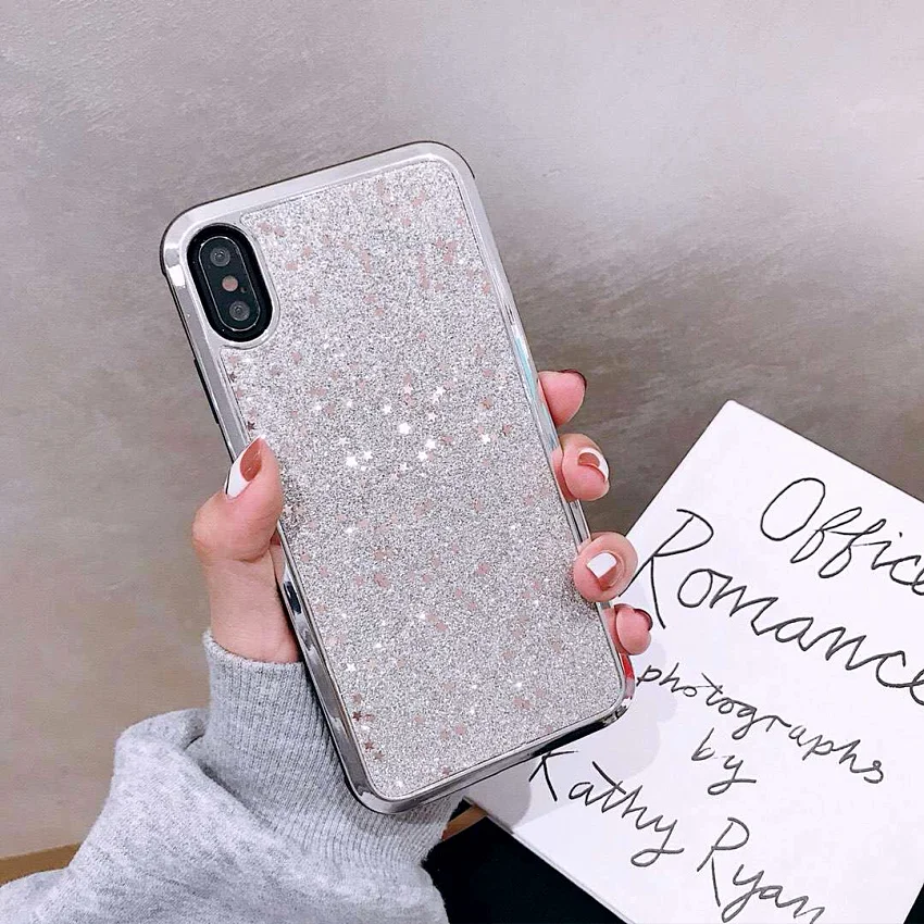 2019 Luxury Glitter Shining Case for iPhone X 7 8 PLUS 6 6S TPU Full Cover Glitter Case for iPhone XS MAXXSXXR Cover (1)