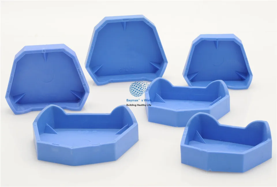 

New Brand 6 Pcs/1Set Dental Lab Model Former Base Molds With Notches
