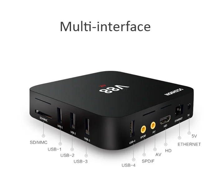 SCISHION V88 Android tv Box IP tv Android 9,0 OS 1 ГБ 8 ГБ RK3229 4K 3D 2,4 ГГц wifi четырехъядерный Смарт ТВ приставка медиаплеер