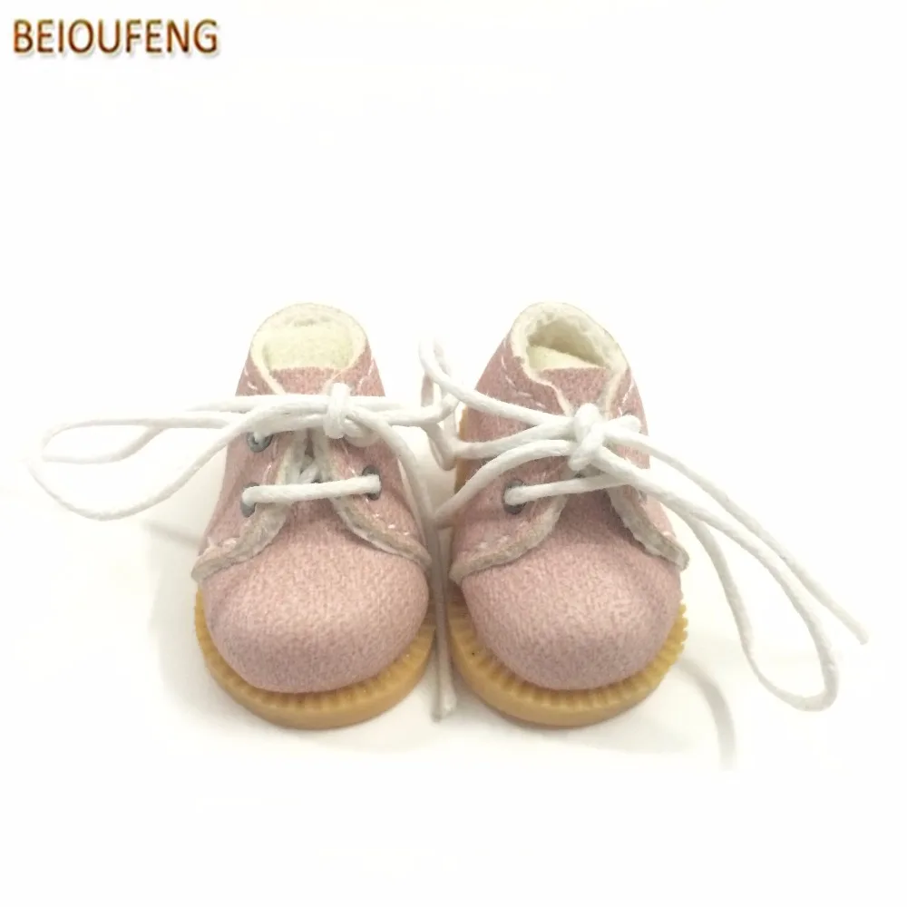 BEIOUFENG 3.8 سنتيمتر الأزياء دمية أحذية ل بليث دمية لعبة ، مصغرة حذاء للجيم رياضية للدمى ، BJD دمية الأحذية أحذية رياضية 6 زوج