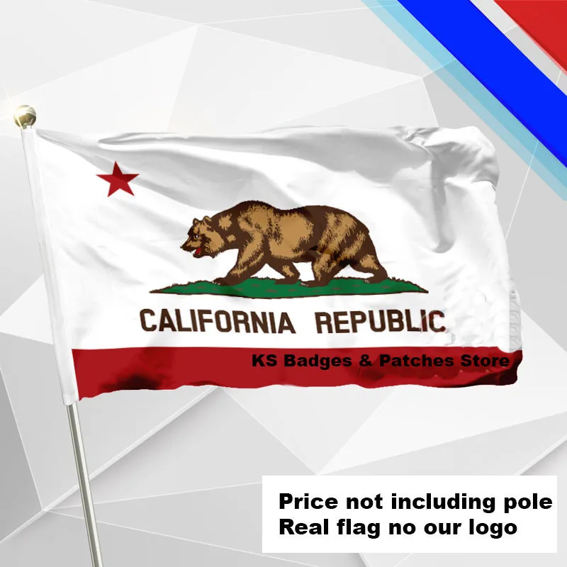 California Republic Flag Flying Flag #4 144x96(3x5FT) #1 288x192 #2 ...