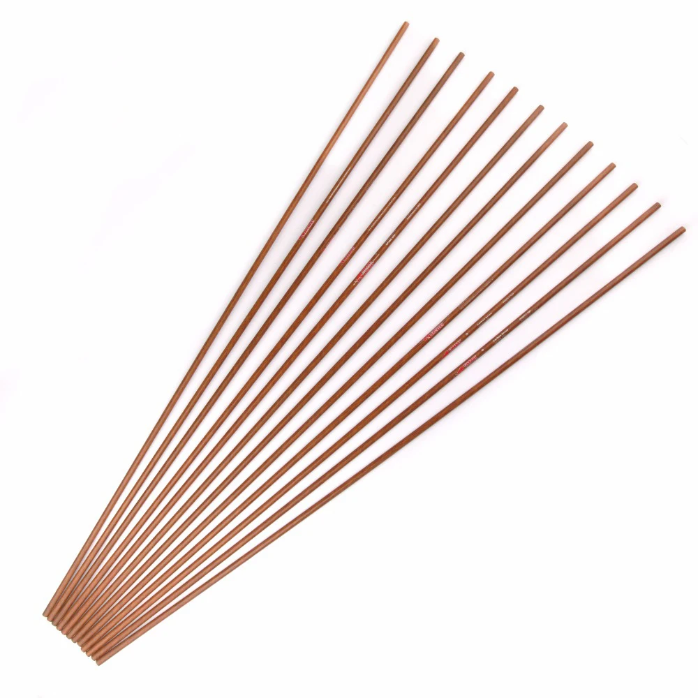 

12 pcs 32 Inche Pure Carbon Arrow Shaft 7.5gpi Spine 400/600 fit Compound Bow 20-50lbs Hunting Shooting